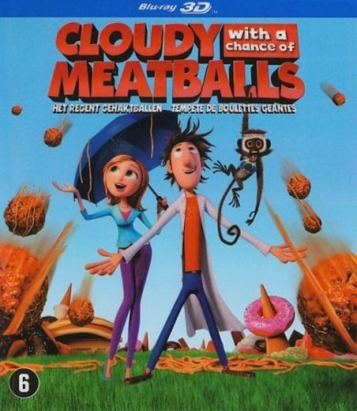 Afbeelding van Het Regent Gehaktballen (Cloudy With A Chance Of Meatballs)