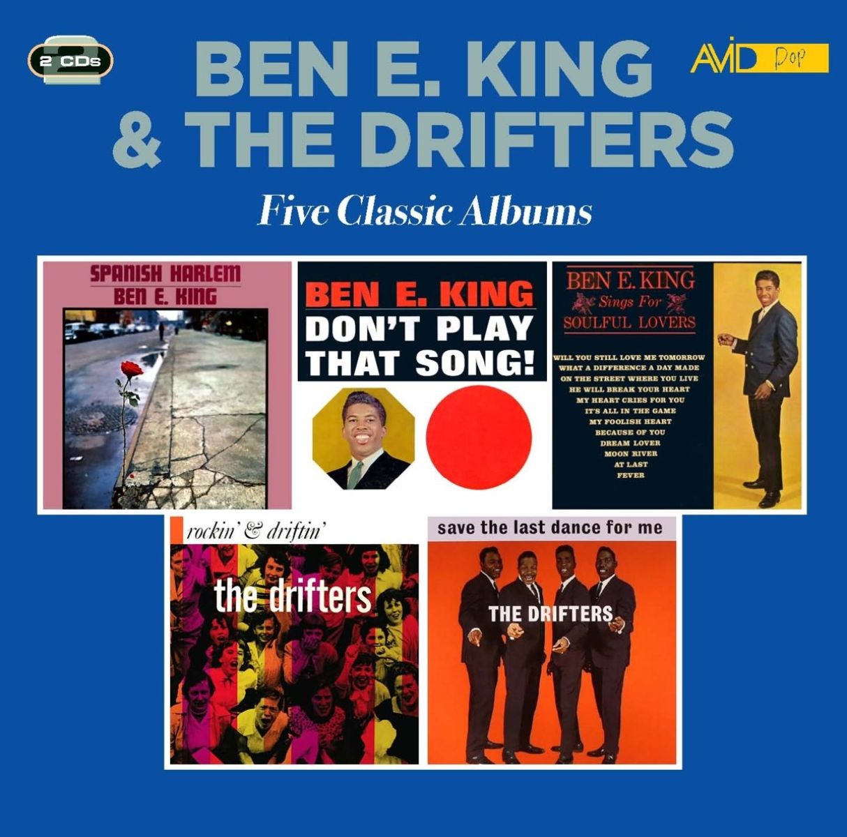 Afbeelding van Ben E. King & The Drifters - Five Classic Albums