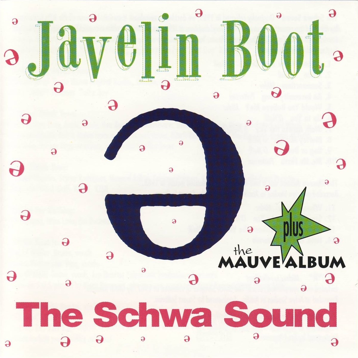 Afbeelding van Javelin Boot - The Schwa Sound Plus The Mauve Album