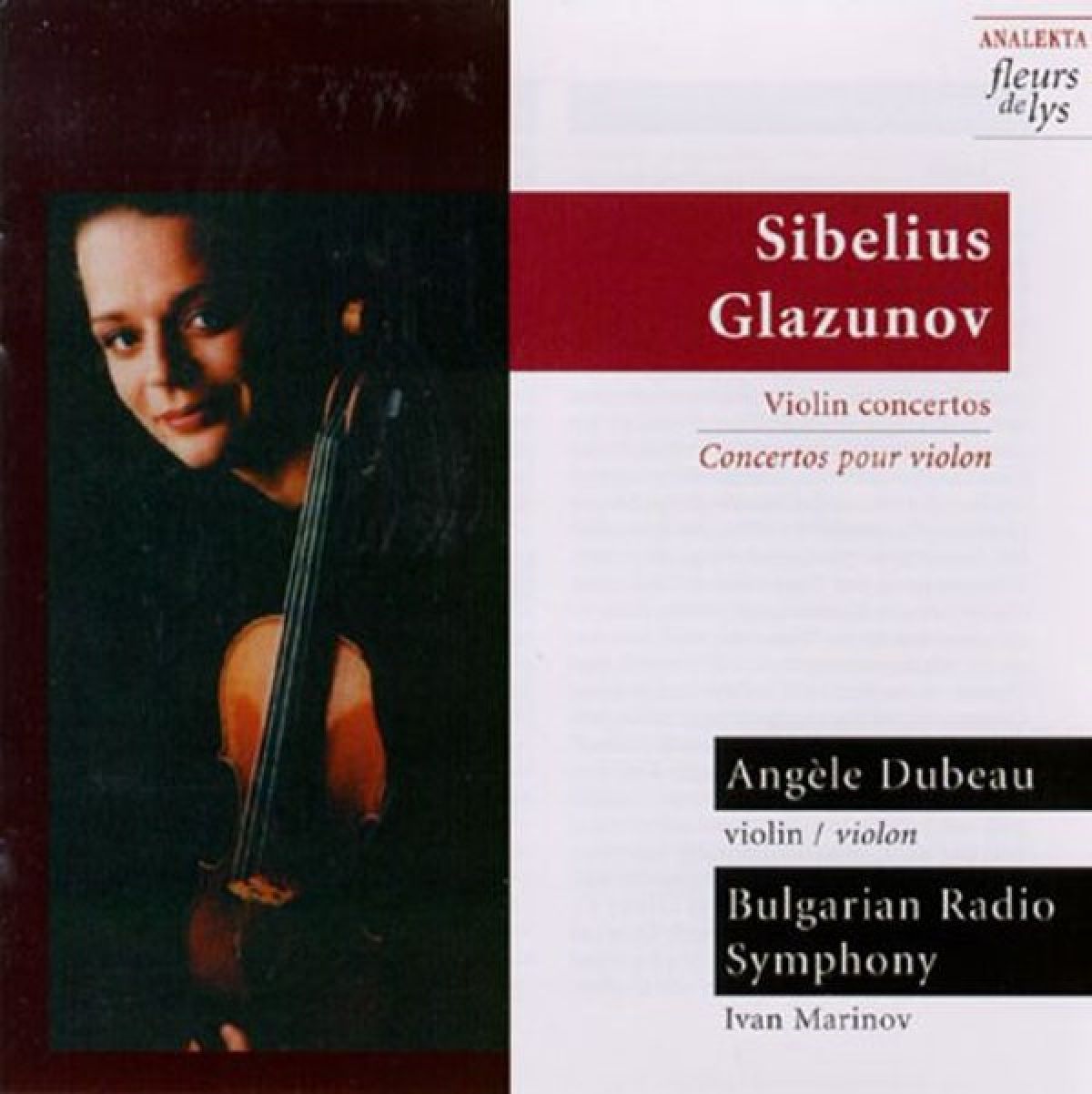Afbeelding van Angèle Dubeau, Bulgarian Radio Symphony Orchestra - Concertos Pour Violon