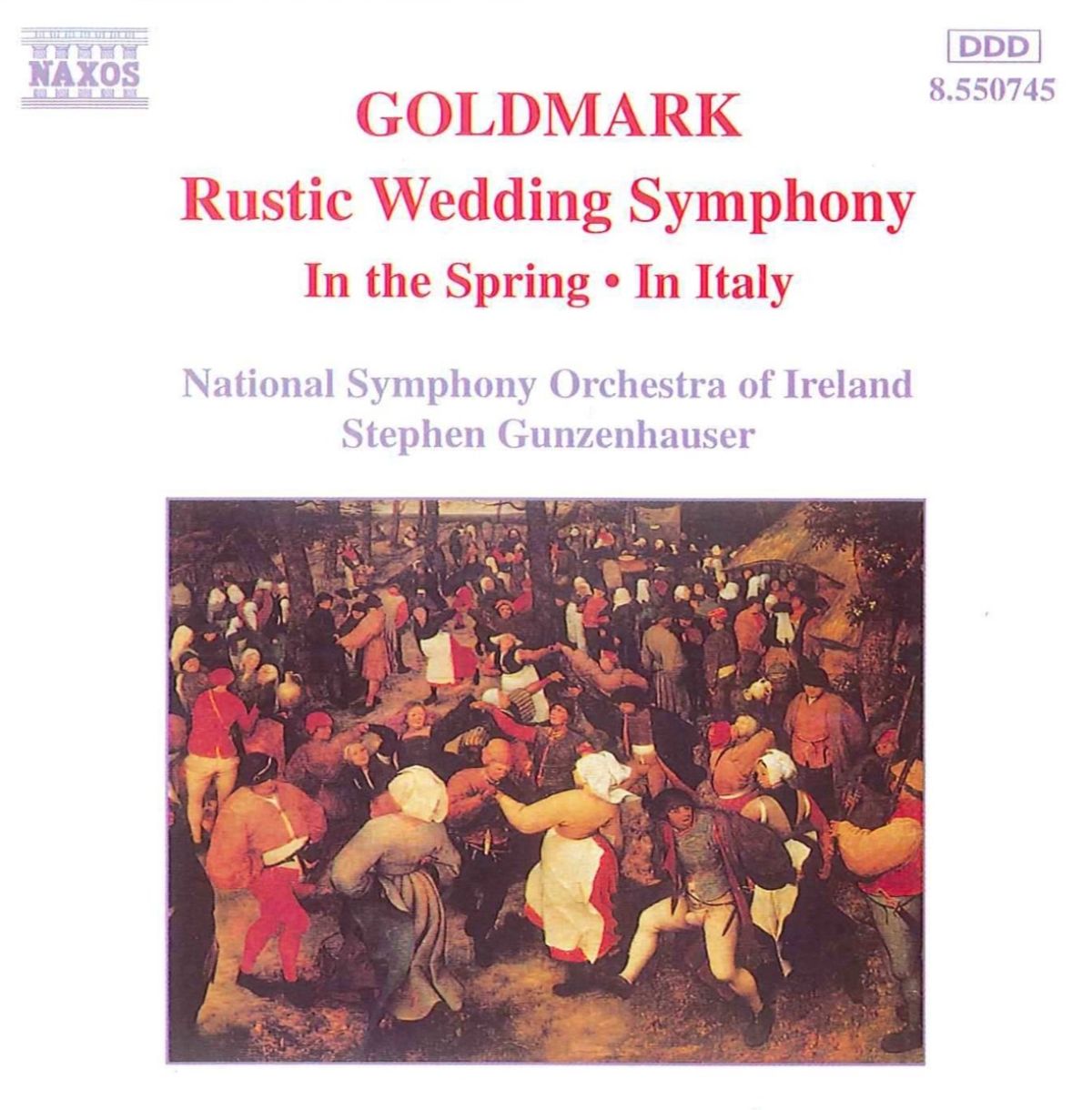 Afbeelding van National Symphony Orchestra Of Ireland, Stephen Gunzenhauser - Goldmark: Rustic Wedding Symphony