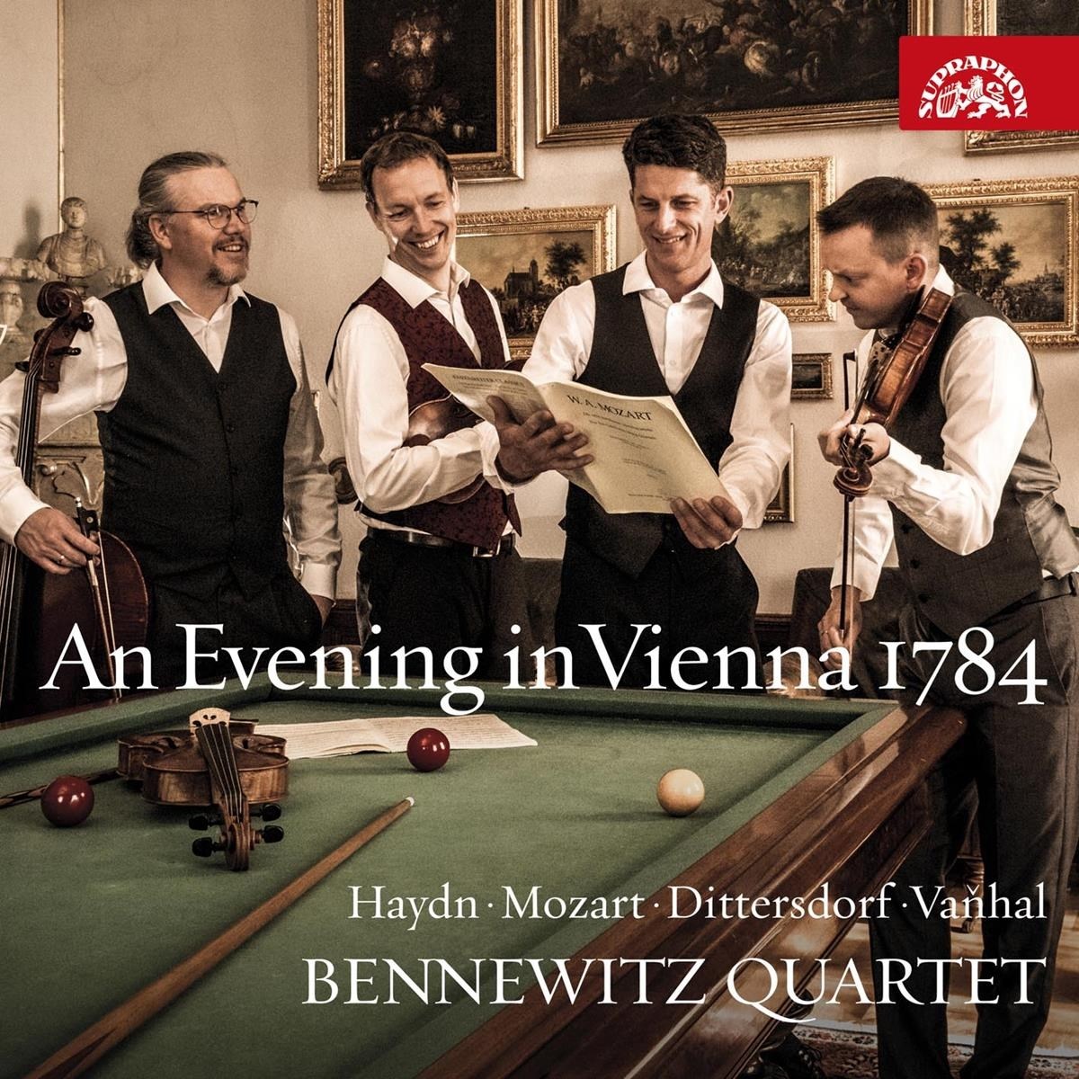 Afbeelding van Haydn, Mozart & Dittersdorf: An Evening In Vienna 1784: String Quartets
