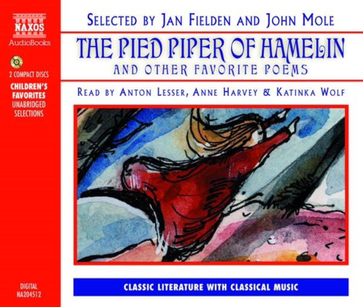 Afbeelding van Anton Lesser, Anne Harvey, Katinka Wolf - The Piep Piper Of Hamelin