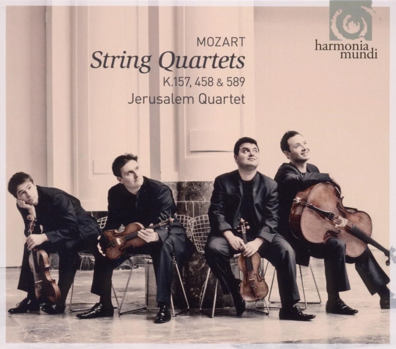 Afbeelding van Jerusalem Quartet - Mozart: Str.Q. K157, K458, K589