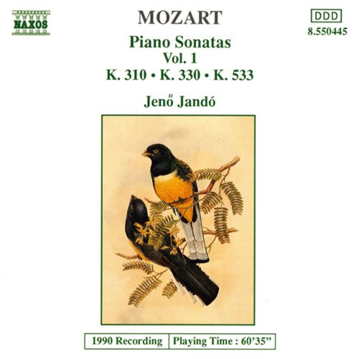 Jenö Jandó - Mozart: Piano Sonatas Vol. 1 - K. 310 | K. 330 | K. 533