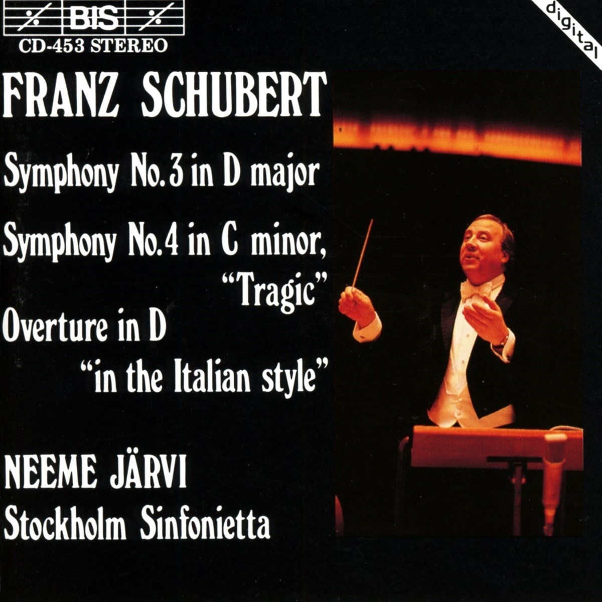 Afbeelding van Stockholm Sinfonietta - Schubert: Overture In D In The Italian Style