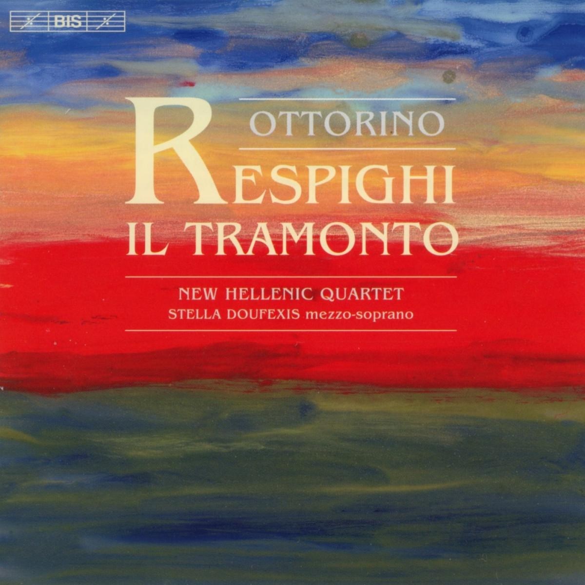 Afbeelding van Stella Douflexis, New Hellenic Quartet - Respighi: Il Tramonto