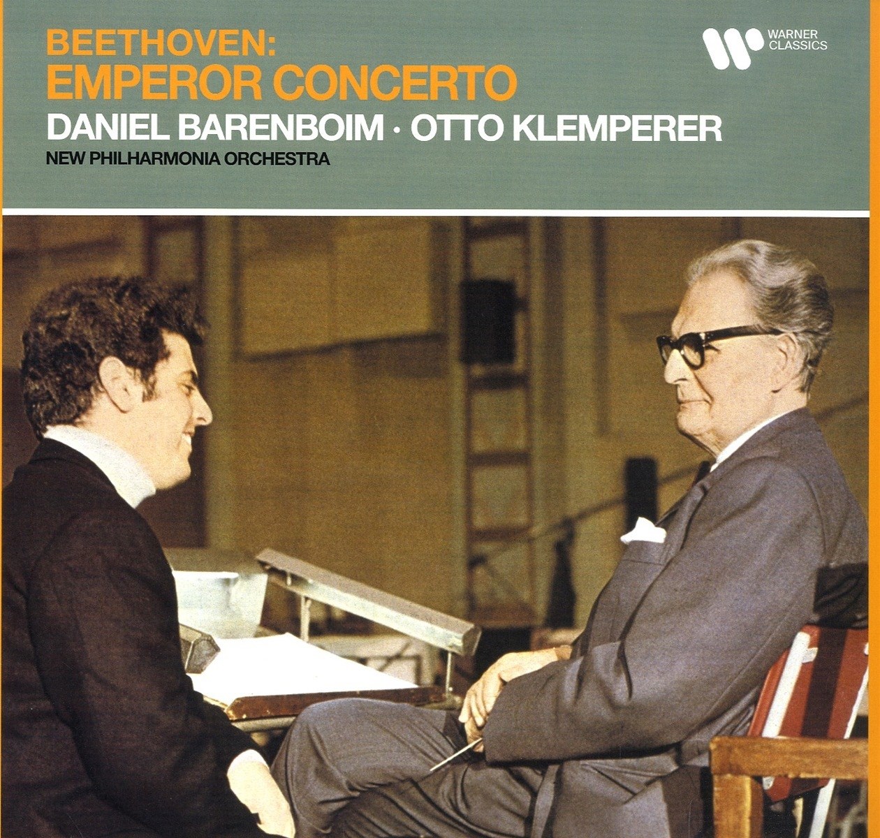 Daniel Barenboim, Otto Klemperer Conducting New Philharmonia Orchestra - Beethoven: Piano Concerto No. 5 "Emperor"