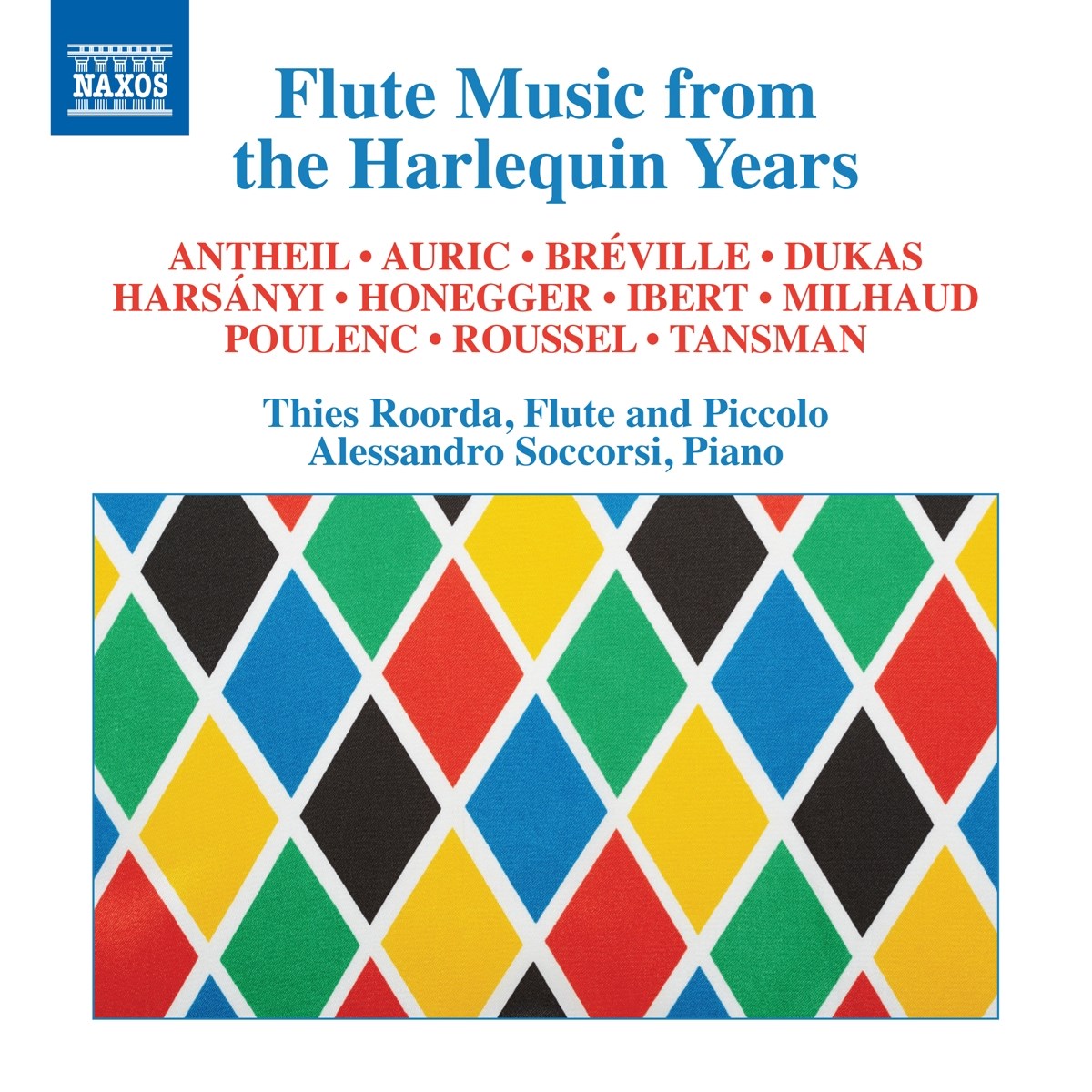 Afbeelding van Thies Roorda, Alessandro Soccorsi - Flute Music From The Harlequin Years
