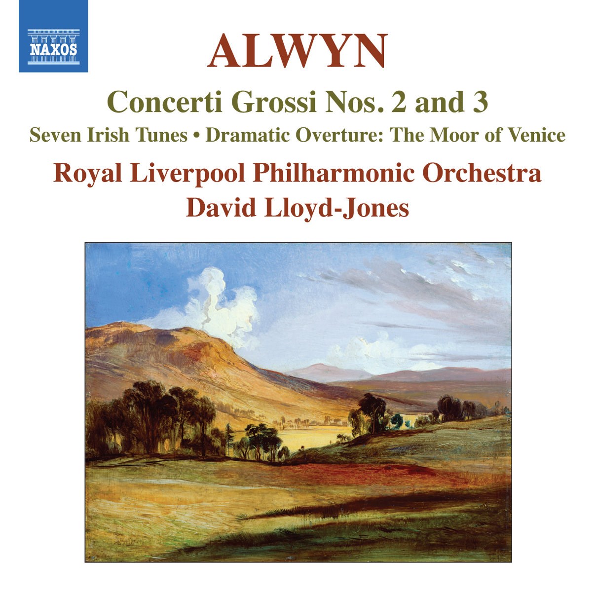 Afbeelding van Royal Liverpool Philharmonic Orchestra, David Lloyd-Jones - Alwyn: Concerti Grossi 2 And 3 |Seven Irish Tunes | Dramatic Overture | The Moor Of Venice