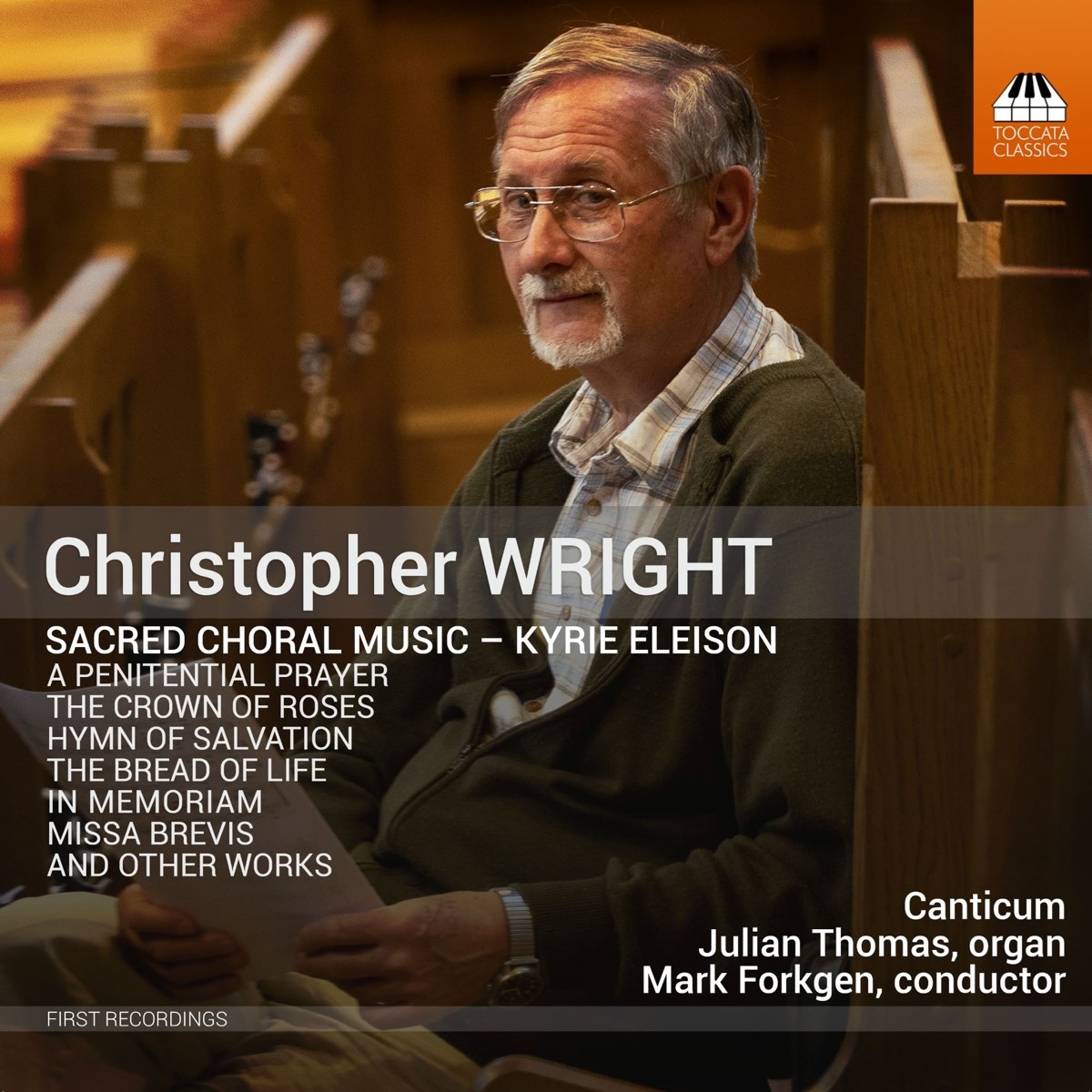 Afbeelding van Julian Thomas, Canticum, Mark Forkgen - Christopher Wright: Sacred Choral Music