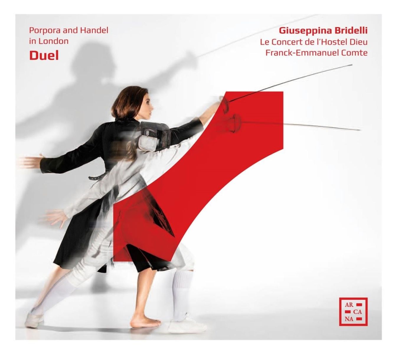 Afbeelding van Giuseppina Bridelli, Le Concert de L'Hostel Dieu, Franck-Emmanuel Comte - Duel: Porpora And Handel In London