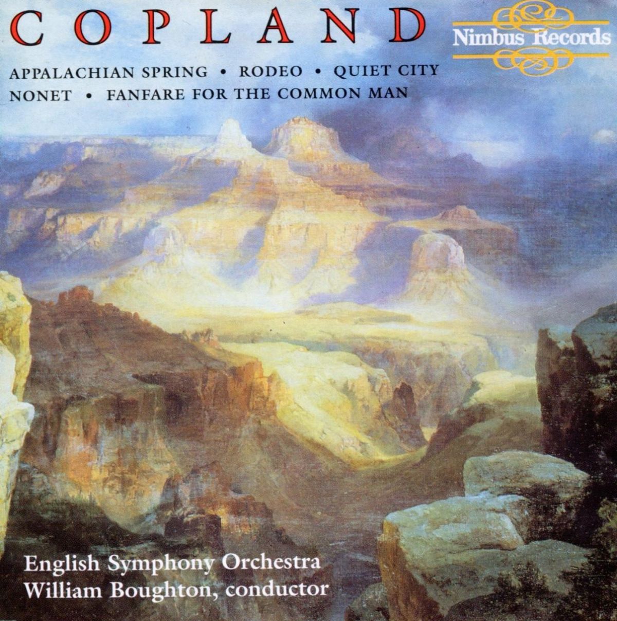 English Symphony Orchestra, William Boughton - Copland: Orchestral Works (Appalachian Spring, Rodeo, Quiet City, Nonet, Fanfare for the Common Man)