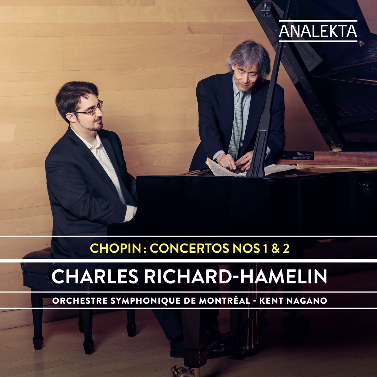 Afbeelding van Charles Richard-Hamelin, Orchestre Symphonique De Montréal, Kent Nagano - Chopin: Concertos Nos. 1 & 2