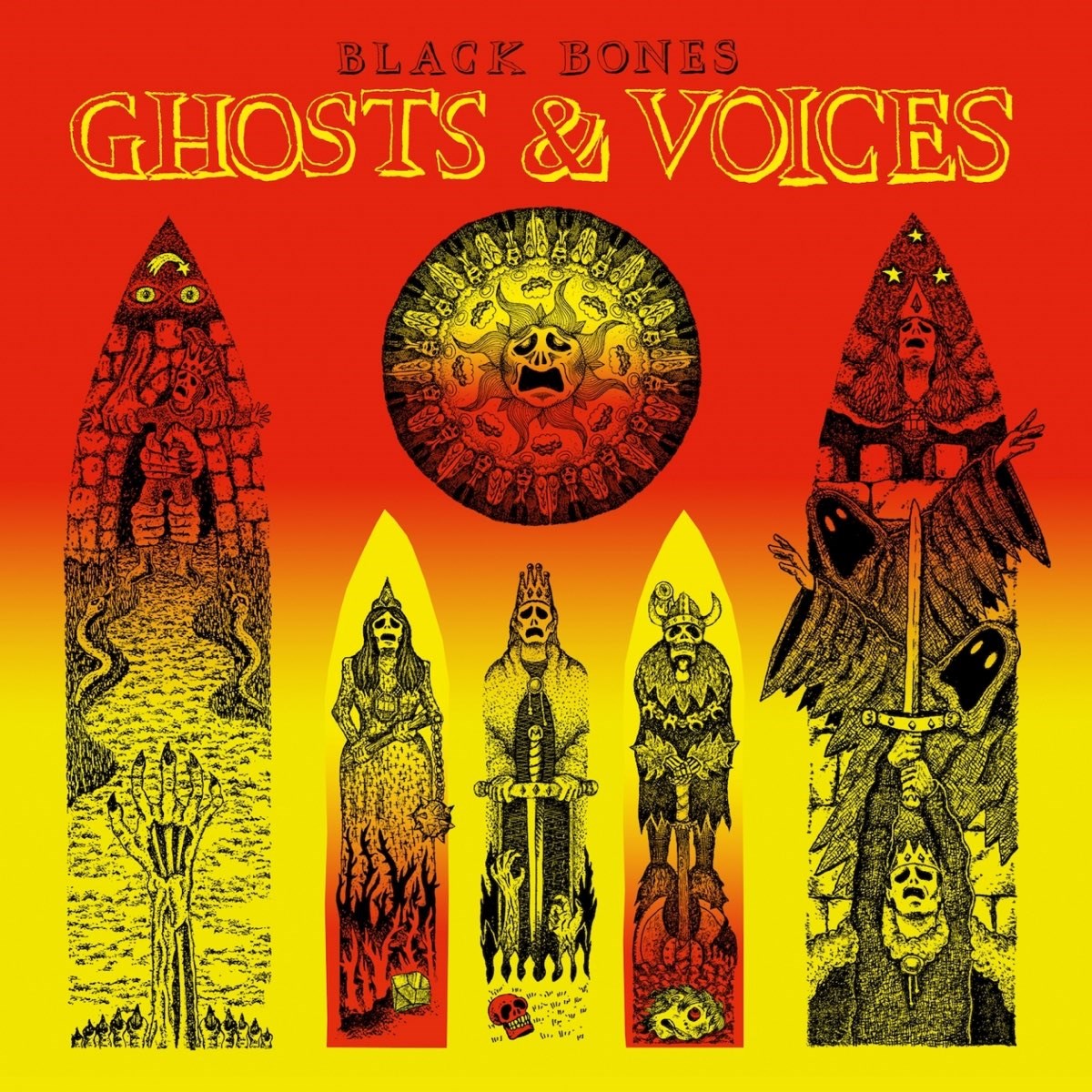 Afbeelding van Black Bones - Ghosts & Voices