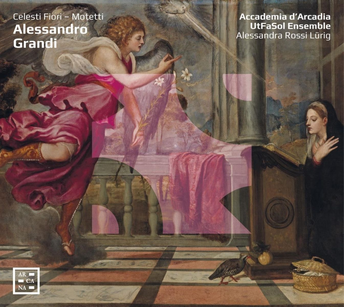 Afbeelding van Accademia D'Arcadia, Utfasol Ensemble, Alessandra Rossi - Grandi: Celesti Fiori - Motetti
