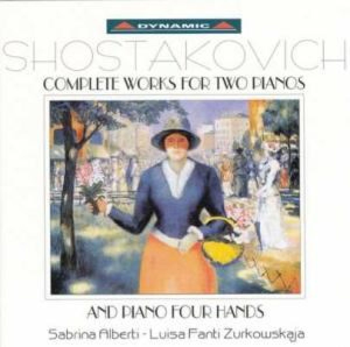 Afbeelding van Luisa Fanti Zurkowskaja & Sabrina Alberti - Shostakovich: Complete Works For Two Pianos And Piano For Four Hands