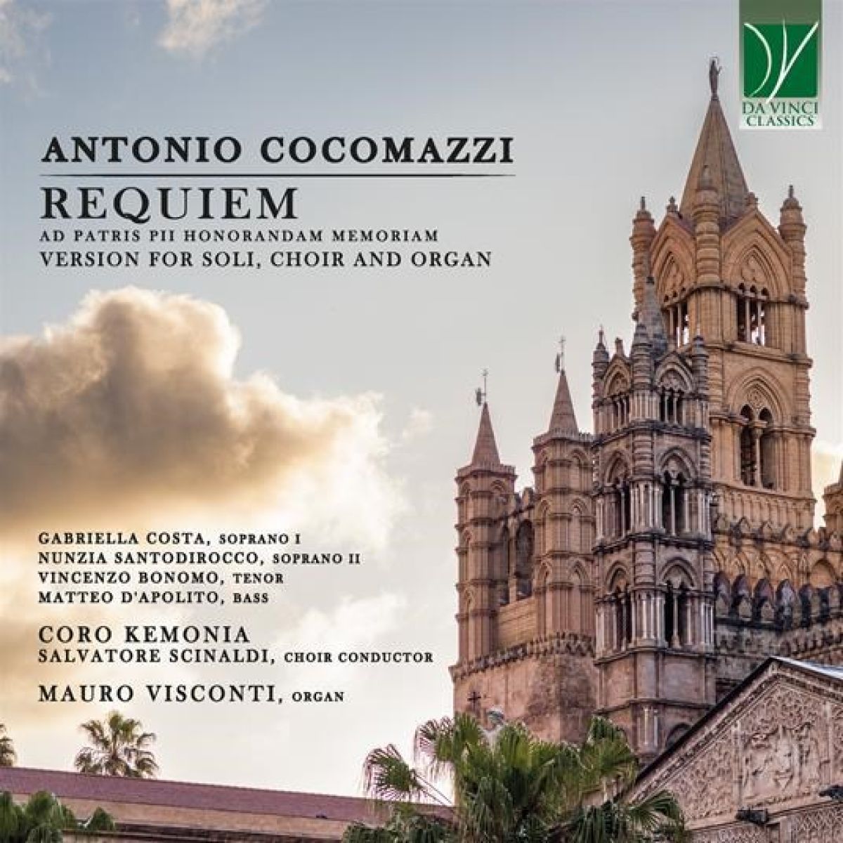 Afbeelding van Various Artists - Antonio Cocomazzi: Requiem Ad Patris Pii Honorandam Memoriam (Version For Soli, Choir And Organ)