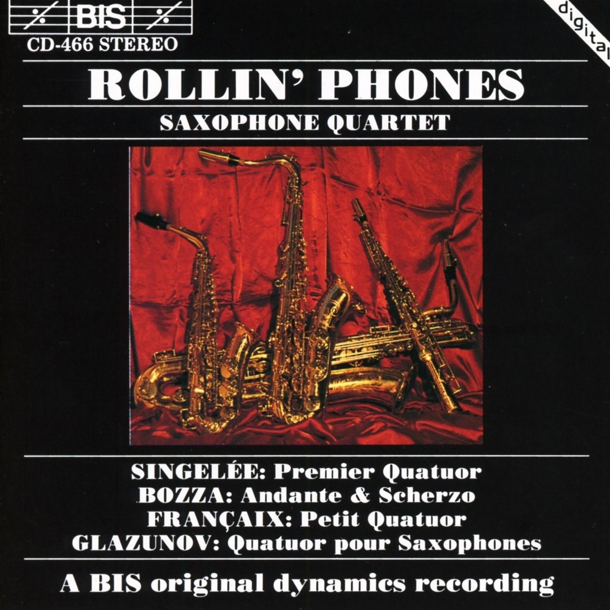 Afbeelding van Rollin' Phones Saxophone Quartet - Premier Quatuor Pour Saxophone