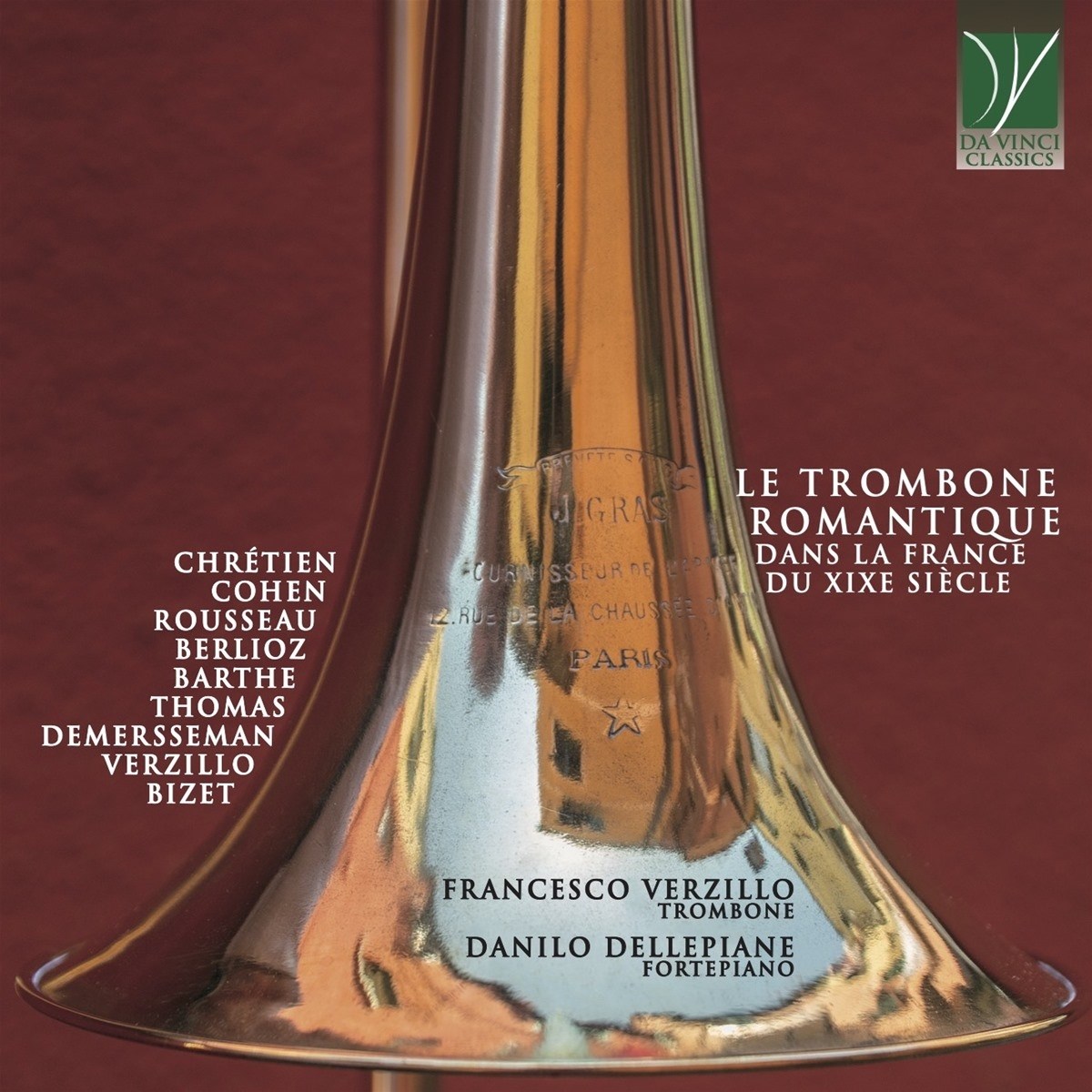 Afbeelding van Francesco Verzillo & Danilo Dellepiane - Le Trombone Romantique Dans La France Du XIXe Siècle