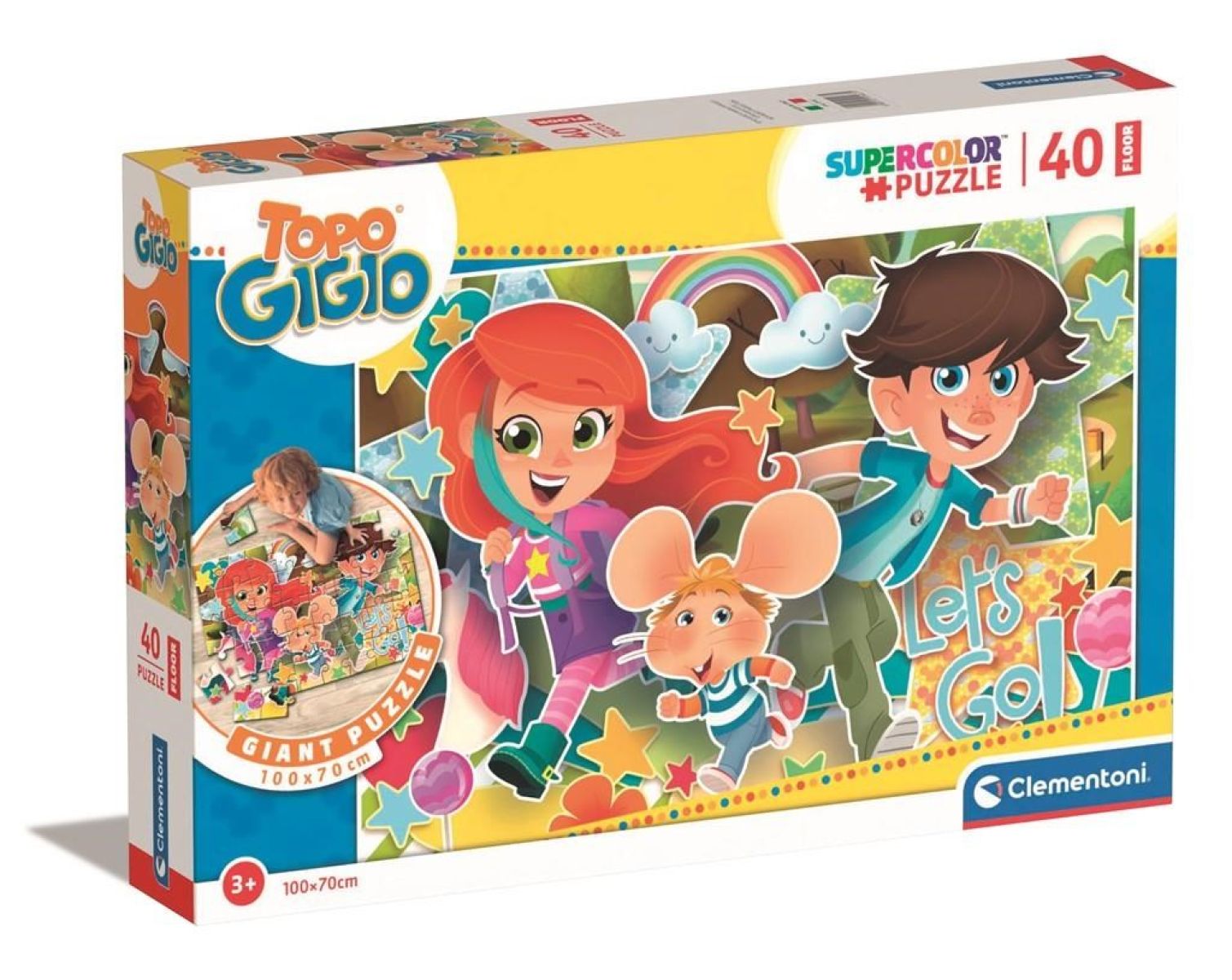 Afbeelding van Topo Gigio - Floor Puzzle (40 stukjes) 