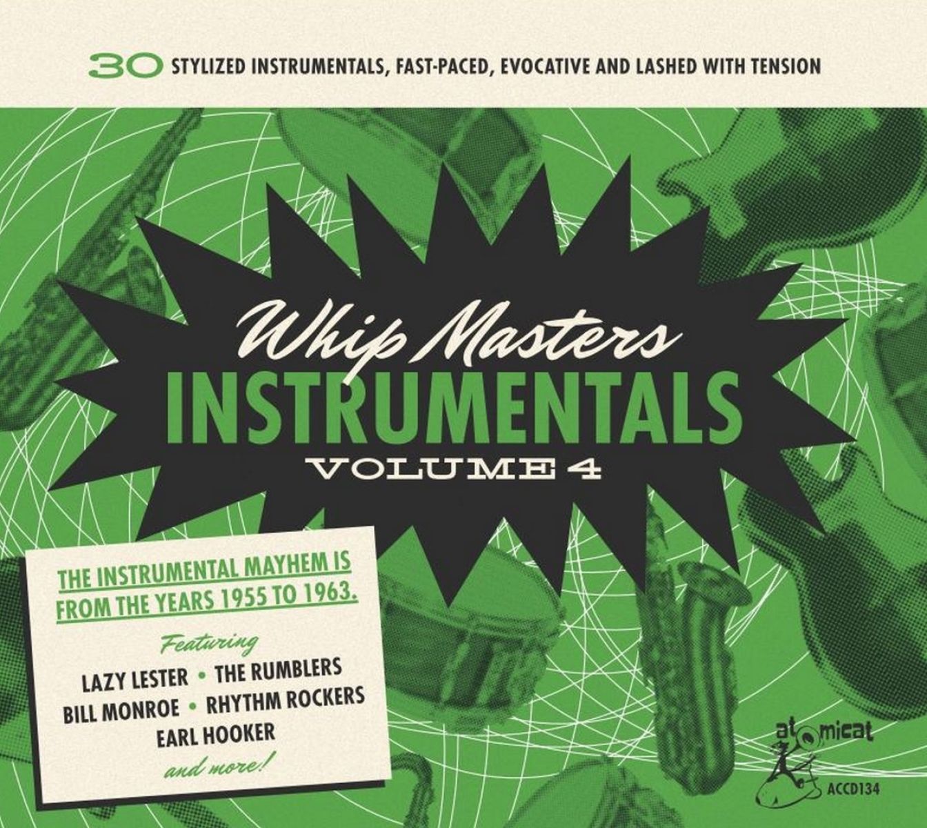 Various Artists - Whip Masters Instrumentals Volume 4 (30 Stylized Instrumentals, Fast-Paced, Evocative And Lashed With Tension)