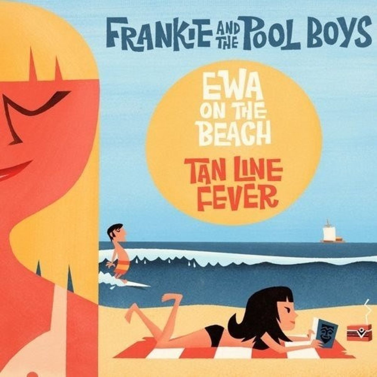 Afbeelding van Frankie And The Pool Boys - Ewa On The Beach/Tan Line Fever