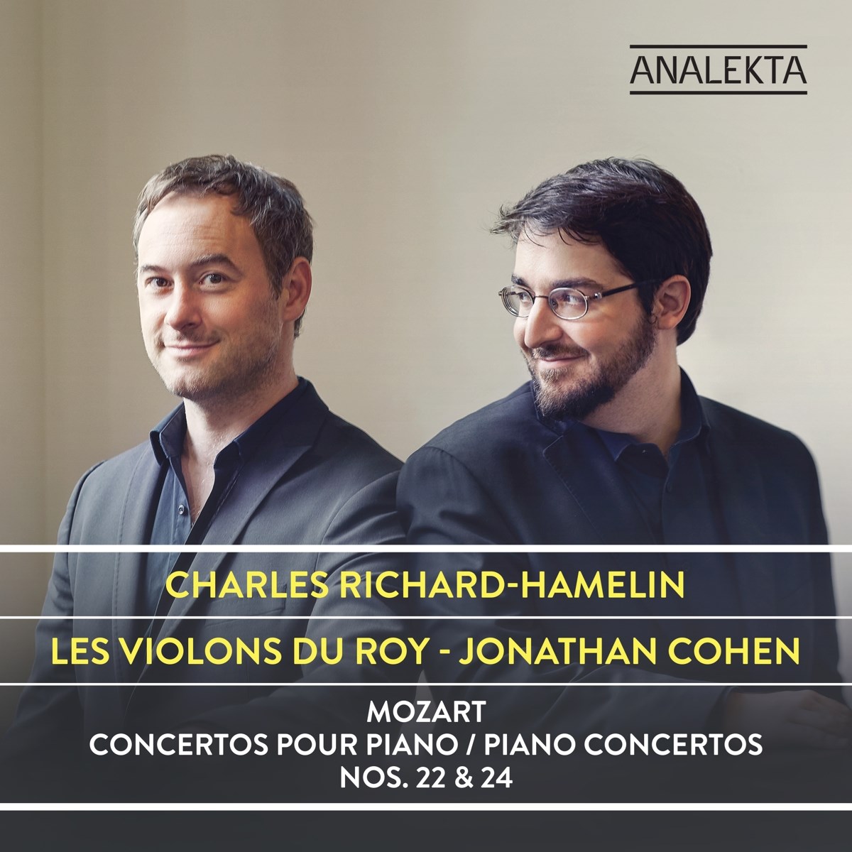 Charles Richard-Hamelin, Jonathan Cohen, Les Violons du Roy - Mozart: Piano Concertos Nos. 22 & 24