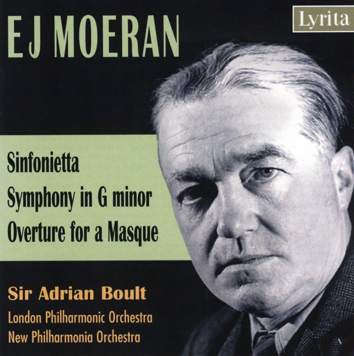 Afbeelding van London Philharmonic Orchestra, New Philharmonia Orchestra - Moeran: Sinfonietta | Symphony In G Minor | Overture For A Masque