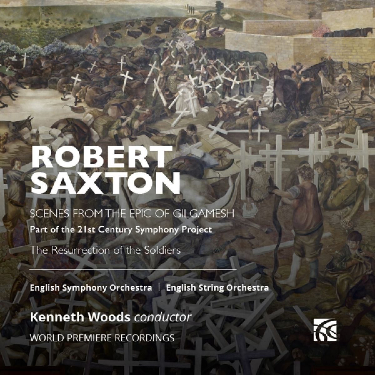 Afbeelding van English String Orchestra, English Symphony Orchestra - Baxton: Scenes From The Epic Of Gilgamesh
