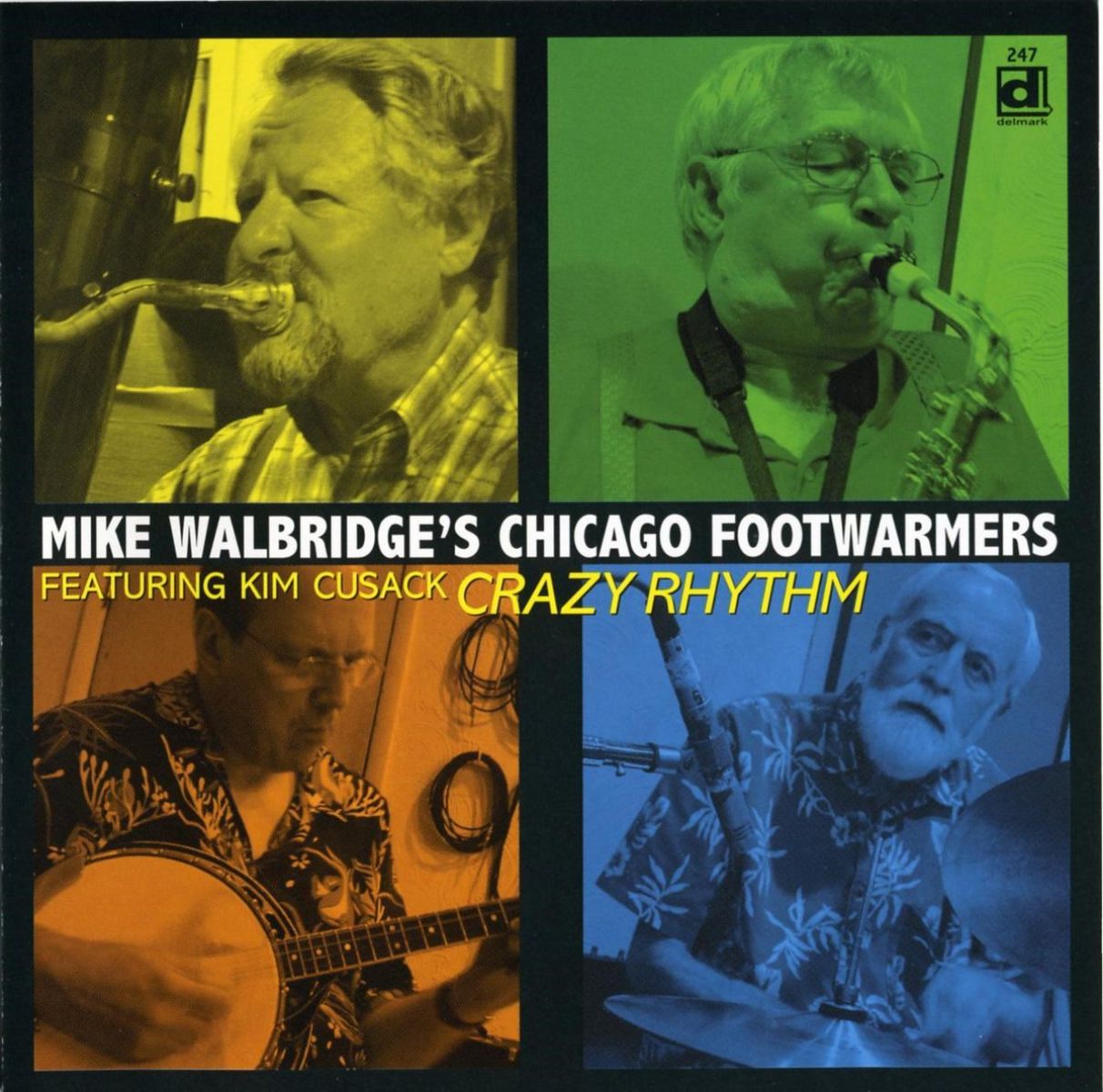 Afbeelding van Mike Walbridge's Chicago Footwarmers Featuring Kim Cusack - Crazy Rhythm