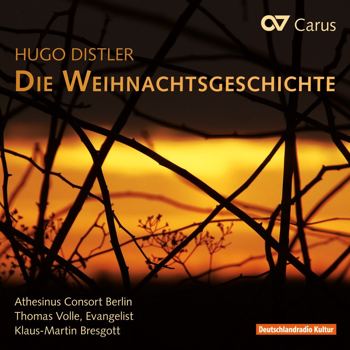 Afbeelding van Athesinus Consort Berlin, Thomas Volle, Klaus-Martin Bresgott - Distler: Die Weihnachtsgeschichte Op. 10