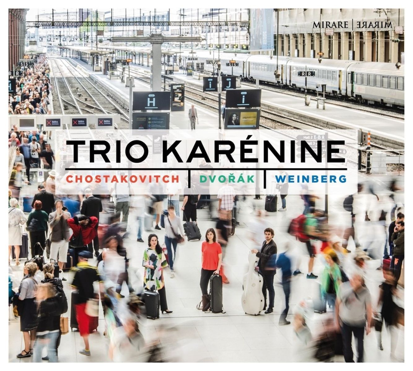 Afbeelding van Trio Karénine - Chostakovitch, Dvořák, Weinberg