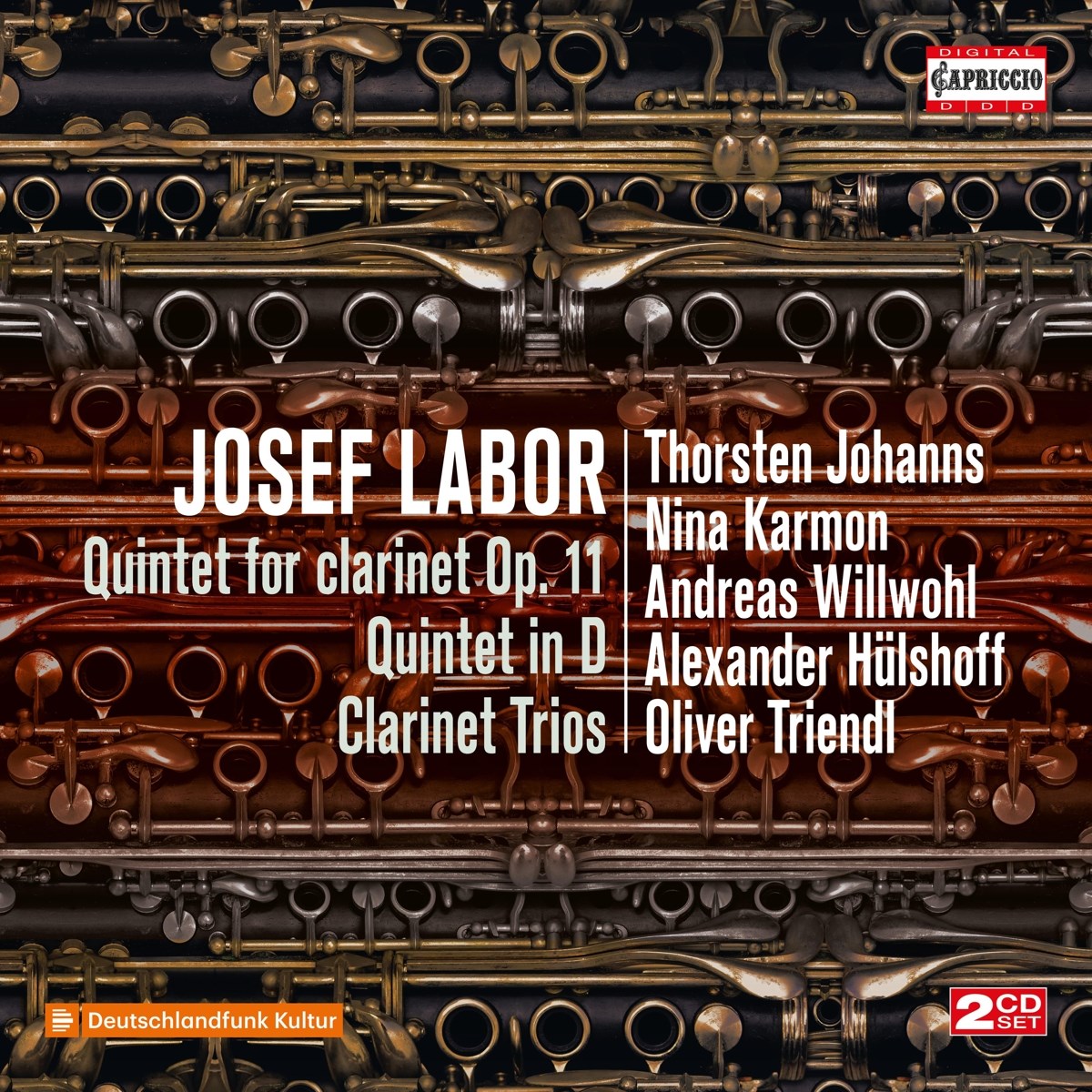 Afbeelding van Josef Labor, Thorsten Johanns, Nina Karmon, Andreas Willwohl, Alexander Hülshoff, Oliver Triendl - Labor: Quintet For Clarinet Op. 11 | Quintet In D | Clarinet Trios