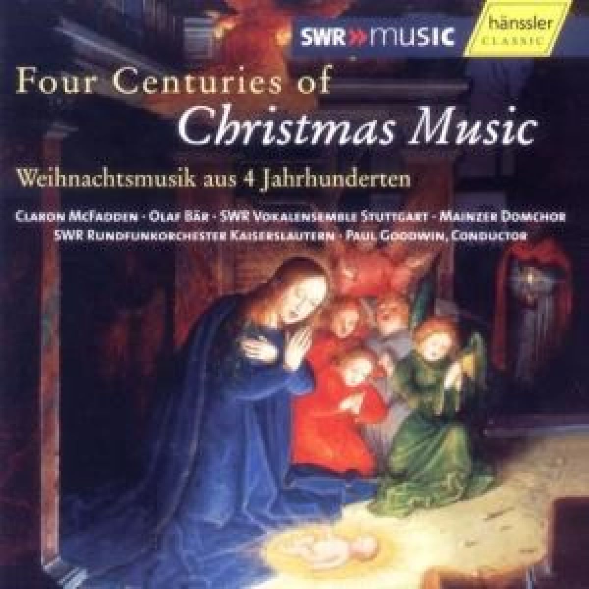 Afbeelding van SWR Vokalensemble Stuttgart, Mainzer Domchor, SWR-Rundfunk-Orchester Kaiserslautern, Paul Goodwin - Four Centuries Of Christmas Mu