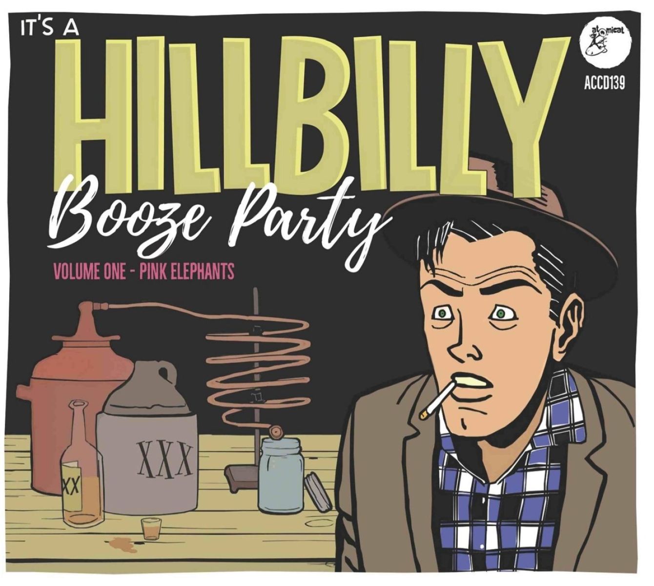 Afbeelding van Various Artists - It's A Hillbilly Booze Party Volume 1 - Pink Elephants