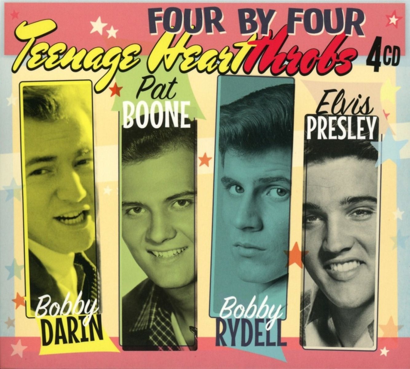 Afbeelding van Various Artists - Four By Four Teenage Heartthrobs