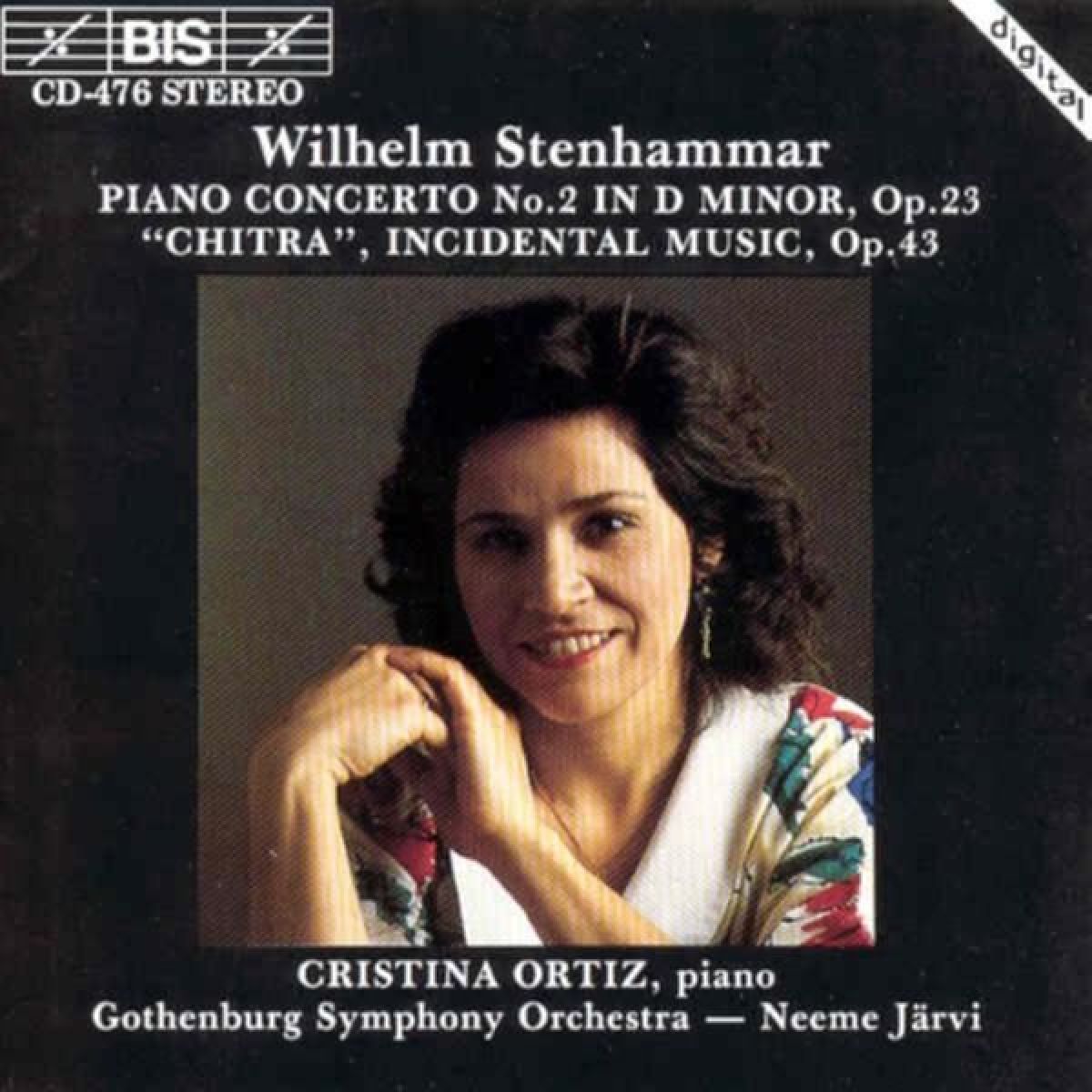 Afbeelding van Cristina Ortiz, Gothenburg Symphony Orchestra, Neeme Järvi - Stenhammar: Piano Concerto 2 In D Minor