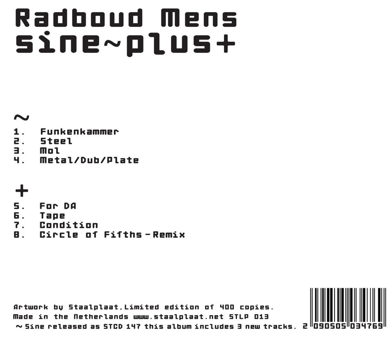 Afbeelding van Radboud Mens - Sine~Plus+