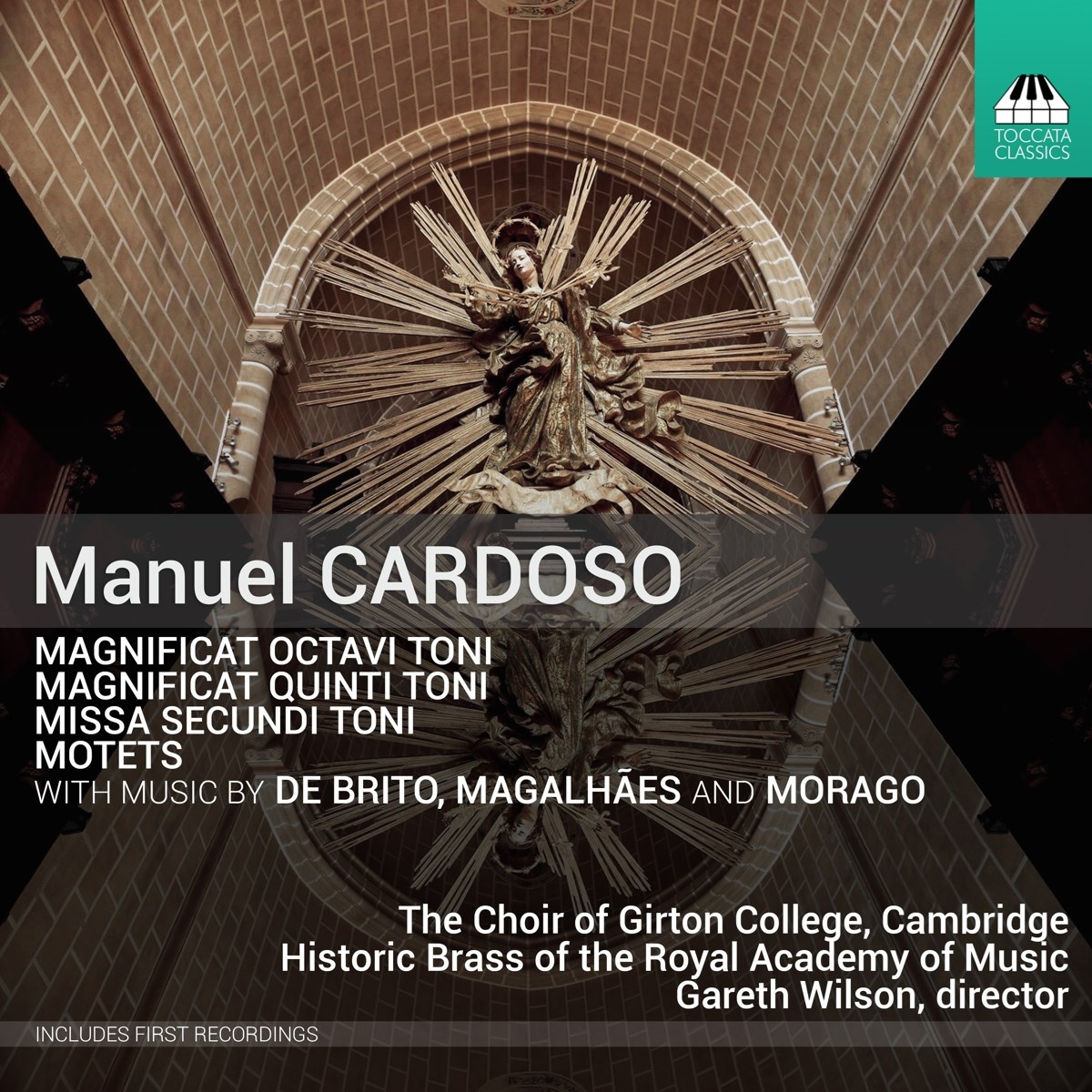 Afbeelding van The Choir Of Girton College Cambridge, Historic Brass Of The Royal Academy Of Music, Gareth Wilson - Missa Secundi Toni And Other Works