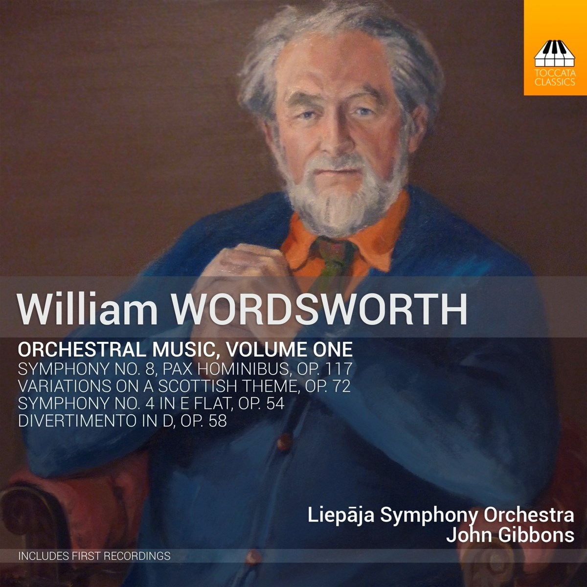 Afbeelding van Liepaja Symphony Orchestra, John Gibbons - Wordsworth: Orchestral Music, Volume One
