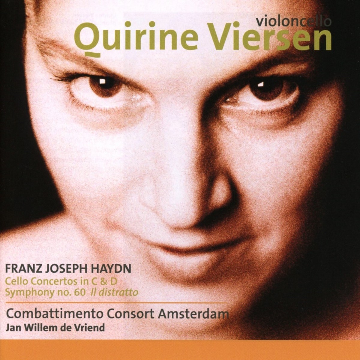 Afbeelding van Quirine Viersen, Combattimento Consort Amsterdam, Jan Willem De Vriend - Cello Concerto's In C & D/Symphony No. 60 Il Distratto