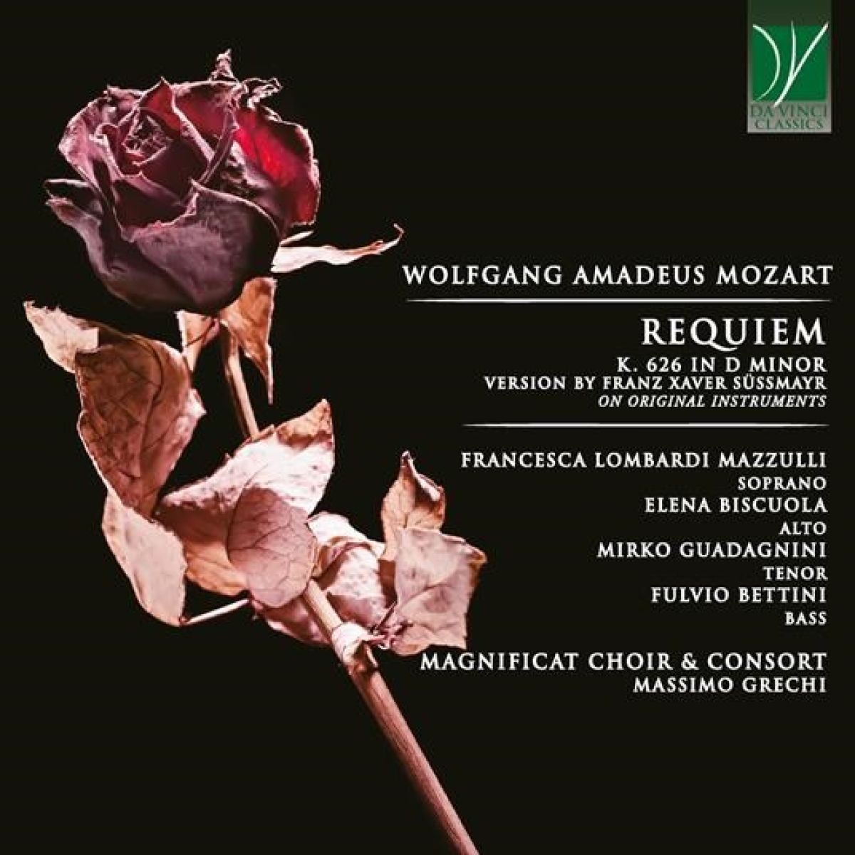 Afbeelding van Magnificat Choir & Consor, Massimo Greghi - Mozart: Requiem K. 626 In D Minor