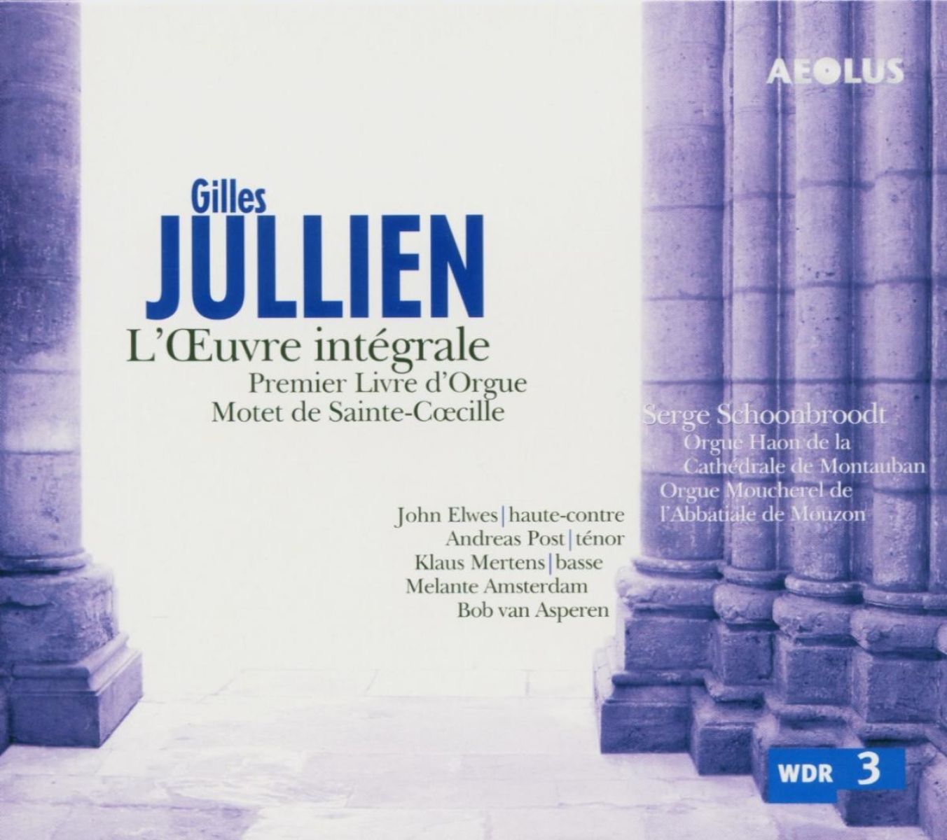 Afbeelding van Serge Schoonbroodt, John Elwes, Andreas Post, Klaus Mertens, Melante Amsterdam, Wouter Möller, Bob van Asperen - Jullien: L'Oeuvre Intégrale