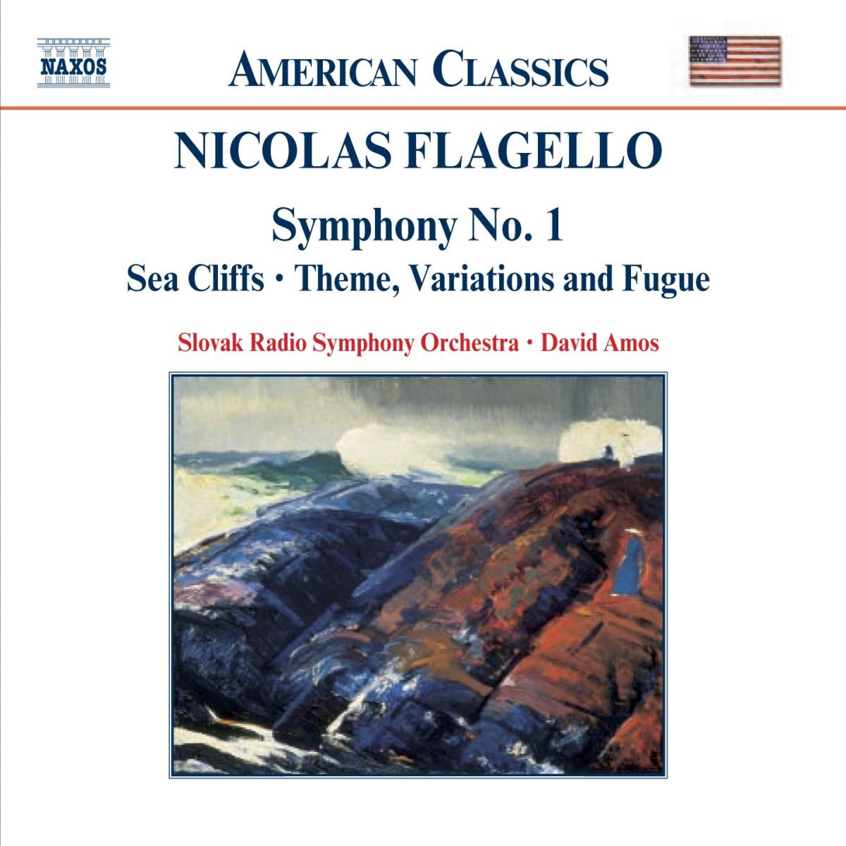 Afbeelding van Slovak Radio Symphony Orchestra, David Amos - Flagello: Symphony No.1