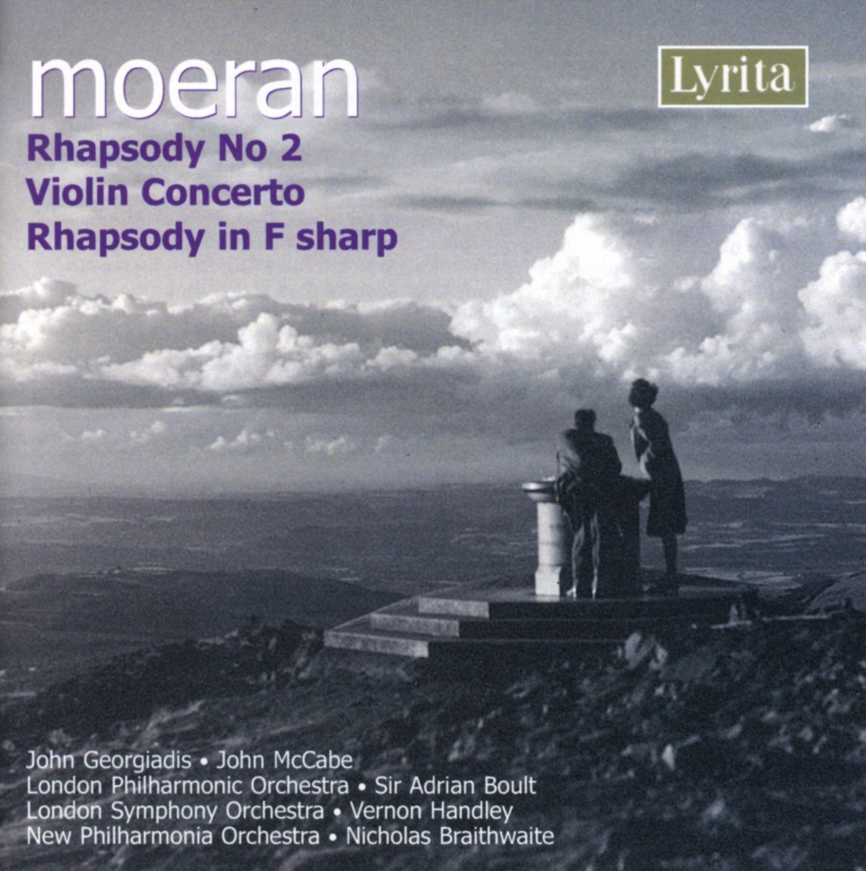 Afbeelding van London Philharmonic Orchestra, London Symphony Orchestra, New Philharmonia Orchestra - Moeran: Violin Concert | Rhapsody No.2 |Rhapsodie In F Sharp