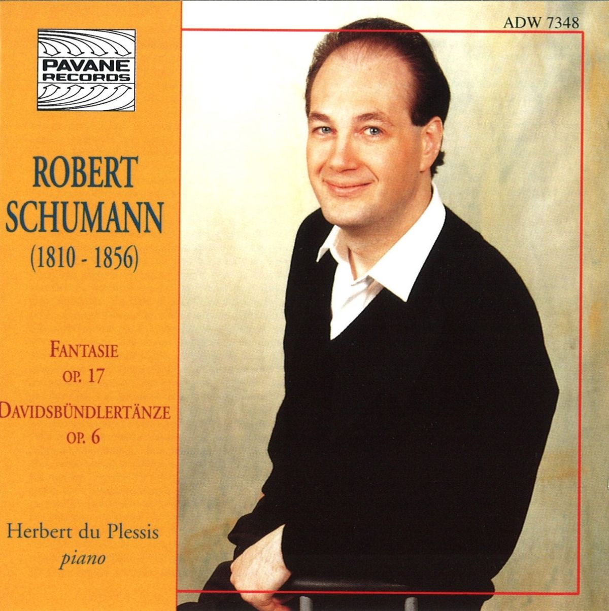 Afbeelding van Herbert Du Plessis - Schumann: (1810-1856) Fantasie Op.17 Davidsbundlertanze Op. 6