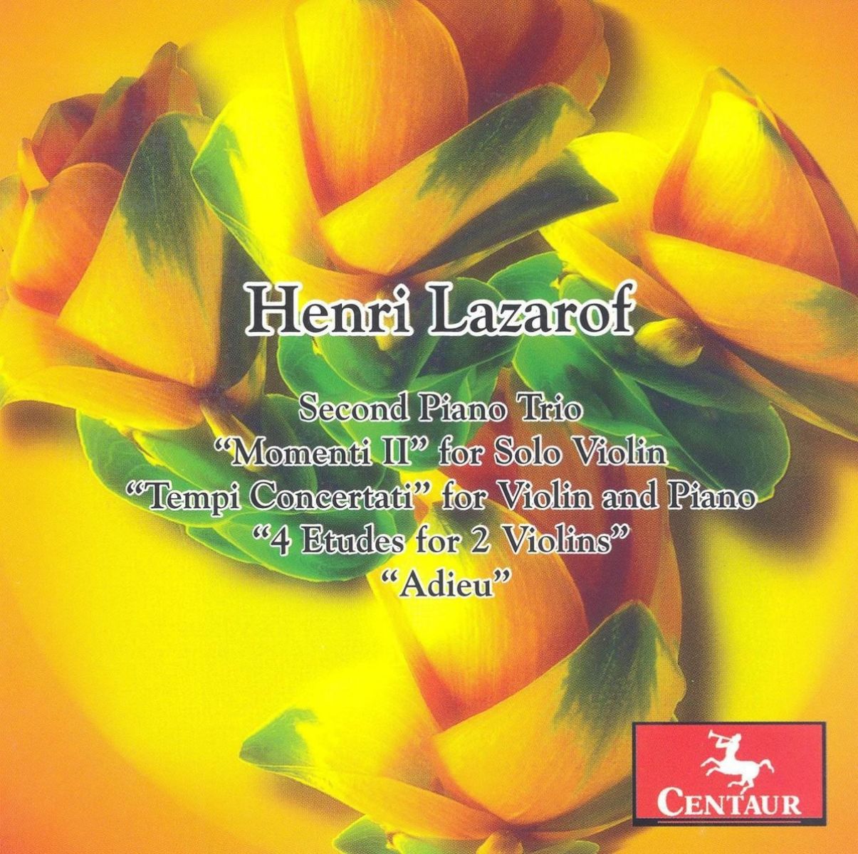Afbeelding van Christiane Edinger, Wolfgang Emanuel, Klaus Hellwig & Adrien Iliescu - Lazarof: Second Piano Trio | Momenti II For Solo Violin