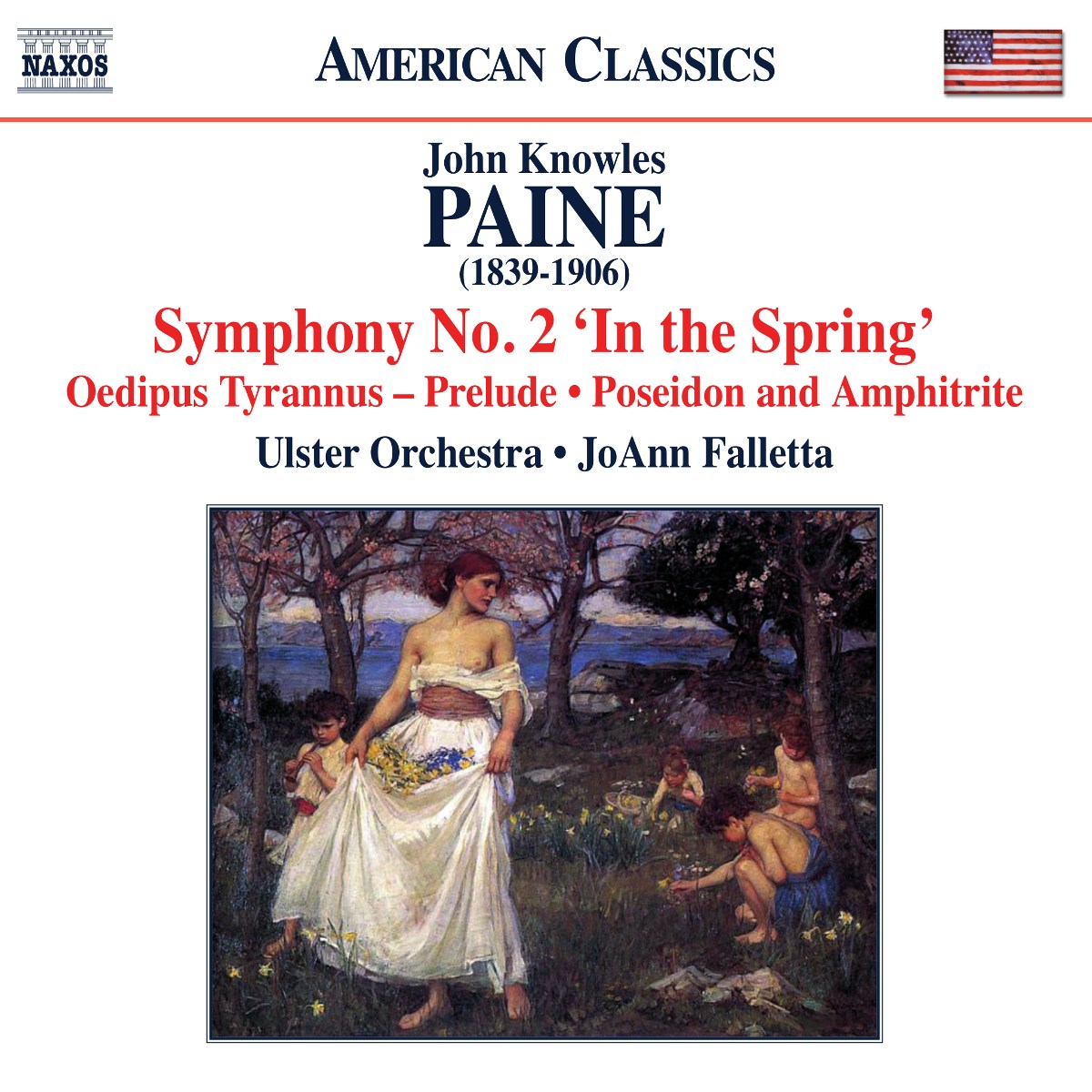 Afbeelding van Ulster Orchestra, JoAnn Falletta - Paine: JOrchestral Works 2 - Symphony No.2 | Oedipus Prelude | Poseidon & Amphitrite
