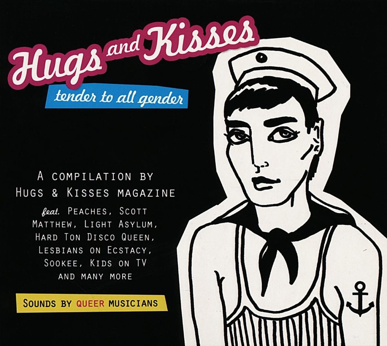 Afbeelding van Various Artists - Hugs And Kisses - Tender To All Gender - Sounds By Queer Musicians